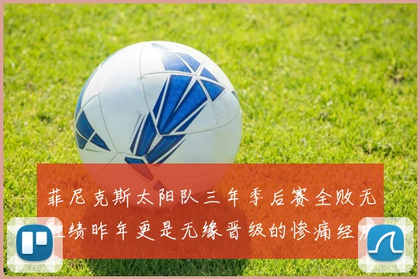 菲尼克斯太阳队三年季后赛全败无胜绩昨年更是无缘晋级的惨痛经历